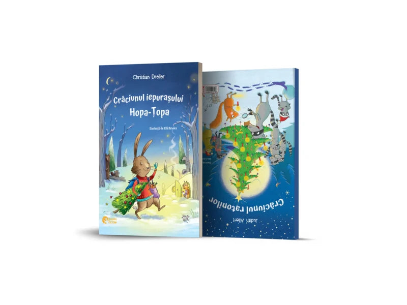 Craciunul iepurasului Hopa-Topa + Craciunul ratonilor - Christian Dreller , Judith Allert Christian Dreller