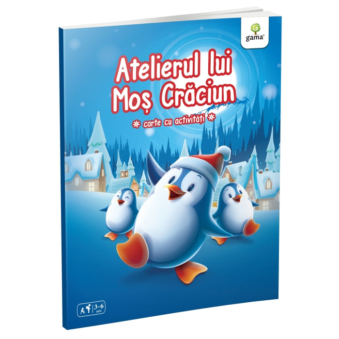 Atelierul lui Moș Crăciun - Carte cu activitati