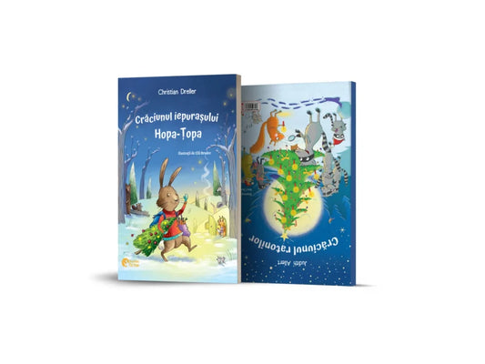 Craciunul iepurasului Hopa-Topa +  Craciunul ratonilor - Christian Dreller , Judith Allert Christian Dreller